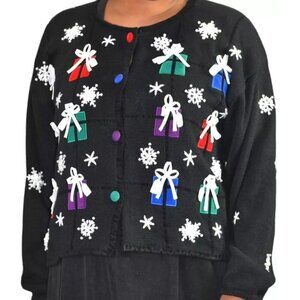 VTG Embroidered Holiday Sweater